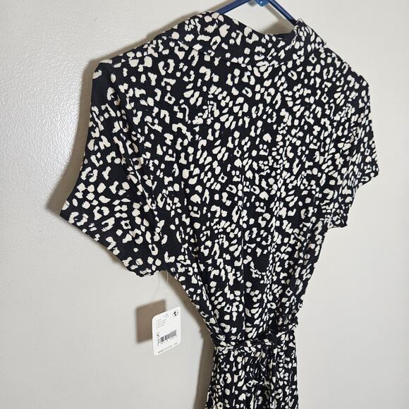 NWT Free People Marsaille Mini Dress Sz Small Black & White - Picture 11 of 16